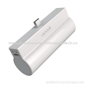 Universal Portable Power Bank, Universal Smartphones, Tail Plugs with Standing Function, 2000mAh